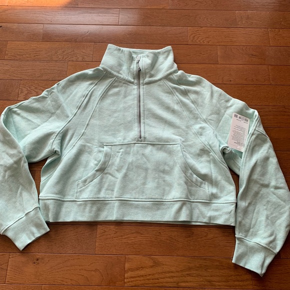 ❤️LULULEMON SCUBA OVERSIZED FUNNEL NECK HOODIE/JACKET-HEATHERED MINT-XL/XXL❤️ - Picture 7 of 16